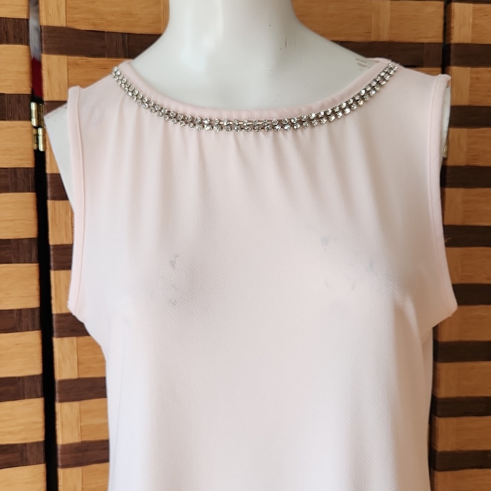 Like new! Belldini blush ping diamond assymetrical tank